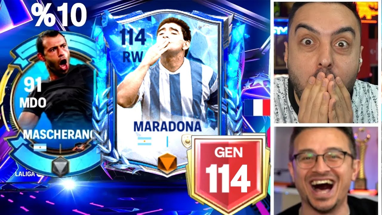 DAYI %10 ŞANSDAN YİNE BASTII 😱 114 GEN ? EFSANE PAKET ! EA FC MOBİLE 25 PAKET AÇILIMI !