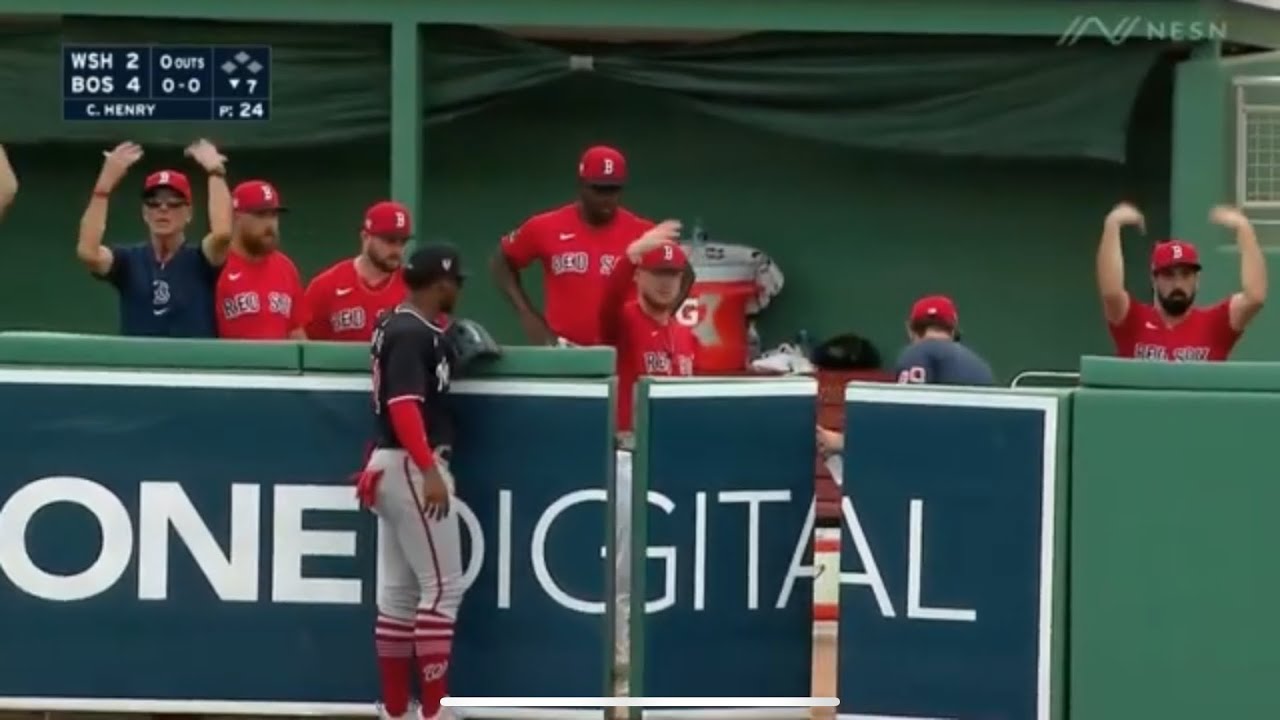 Daylen Lile Full Injury Video WAS @ BOS 03-02-2024 Spring Training