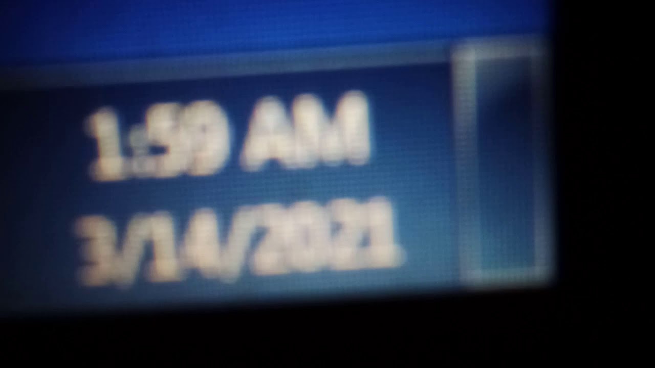 Daylight Savings time transition (March 14, 2021)