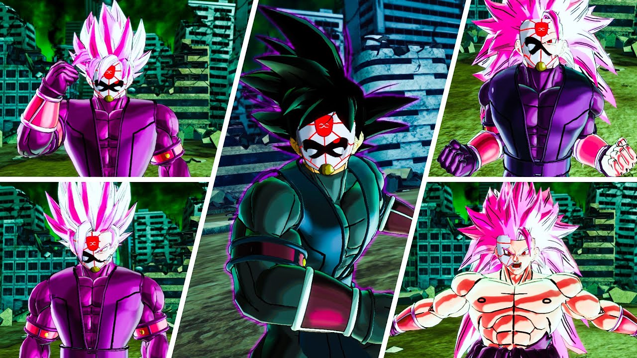 DBXV2 SDBH GOKU BLACK (SUPER SAIYAN ROSE 1-2-3-FULL POWER)