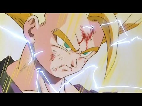 DBZ Kai SSJ2 Gohan vs Cell, combat only edit with Z USA soundtrack