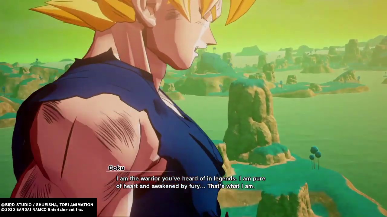 DBZ Kakarot Goku's I AM Speech Dub