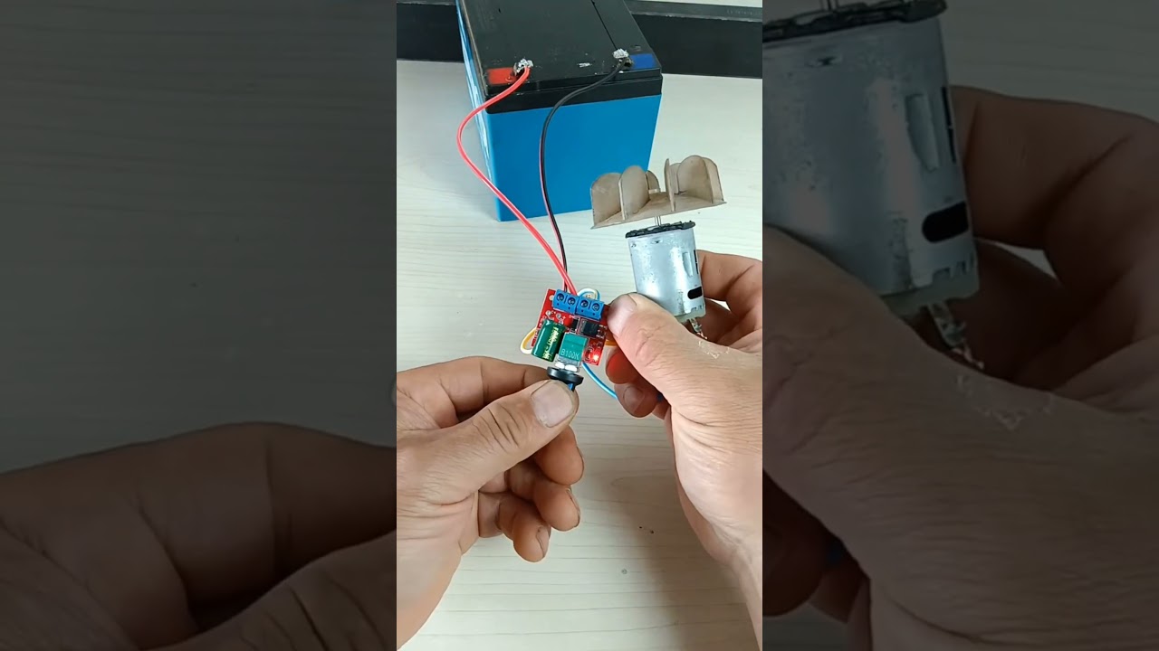 DC Motor Speed Controller PWM Module #pwm #motorspeedcontroller #diyelectronics