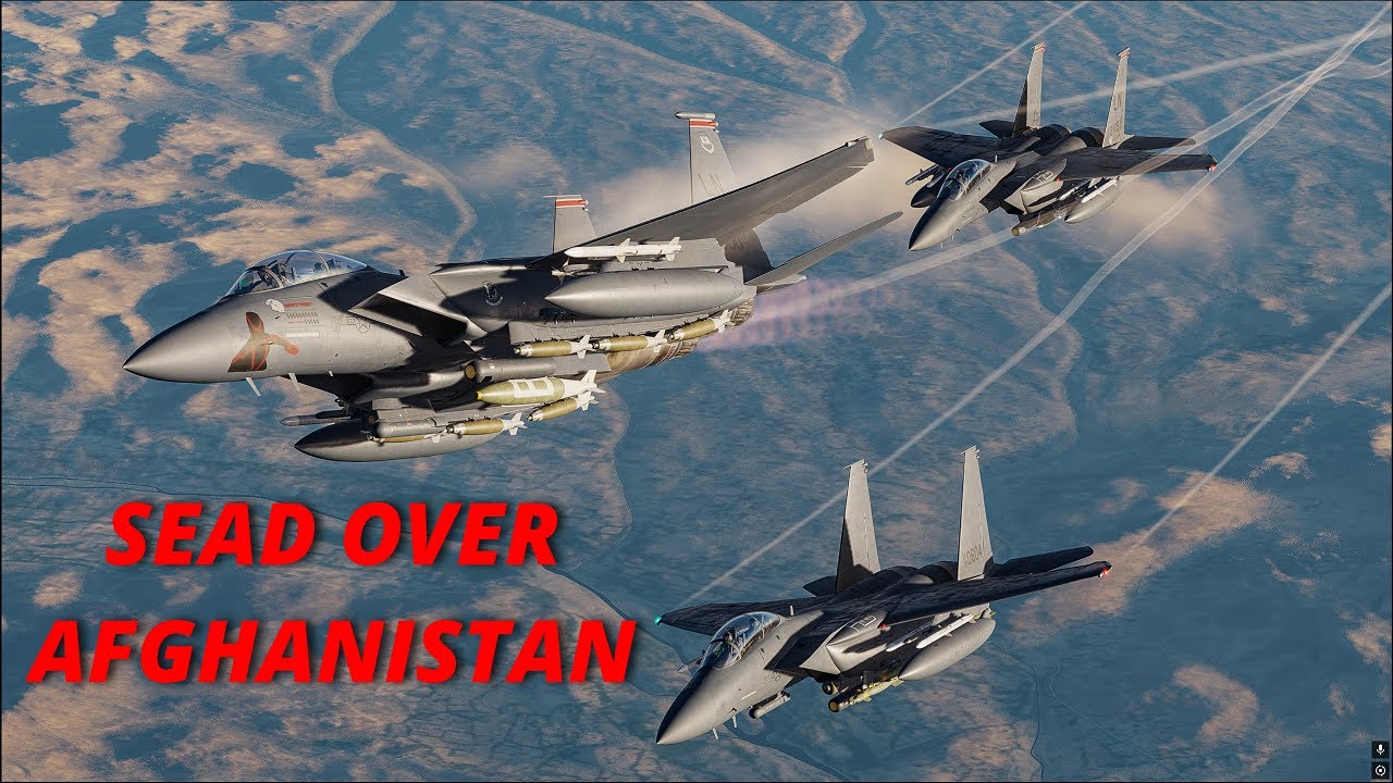 DCS Cinematic: SEAD and DEAD over Afghanistan - F-15E, F-16, F-4E