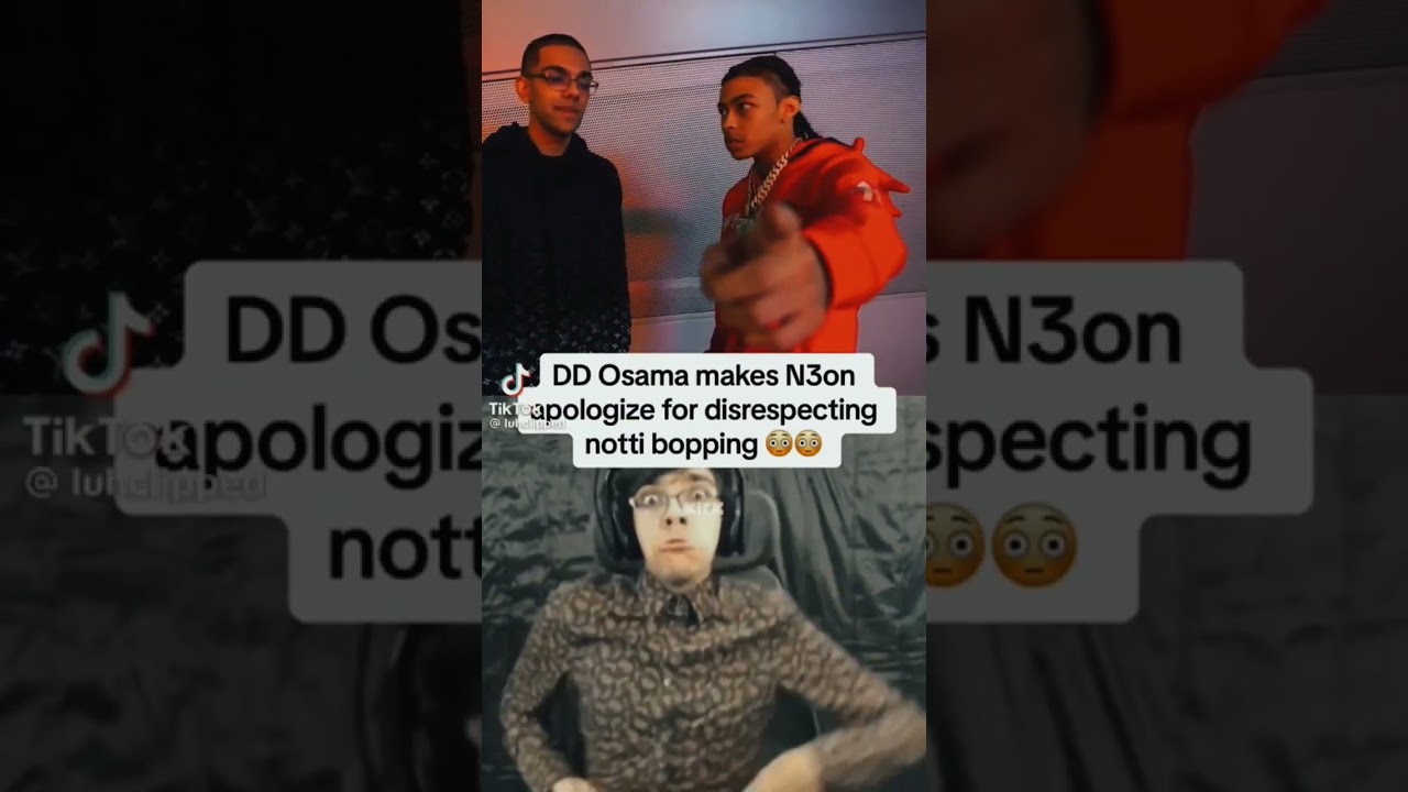 DD Osama makes Neon apologize for mocking Notti's death🕊️ #bronxdril #music #bronx #nottigang
