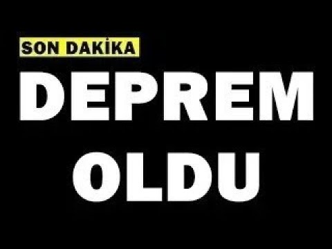ŞİDDETLİ DEPREM MEYDANA GELDİ !! İLK AÇIKLAMA İSTANBUL İZMİR MUĞLA #sondakika
