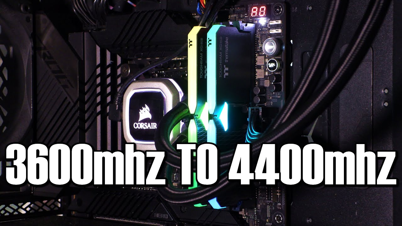 DDR4 3600mhz to 4400mhz Beginner Overclocking Guide