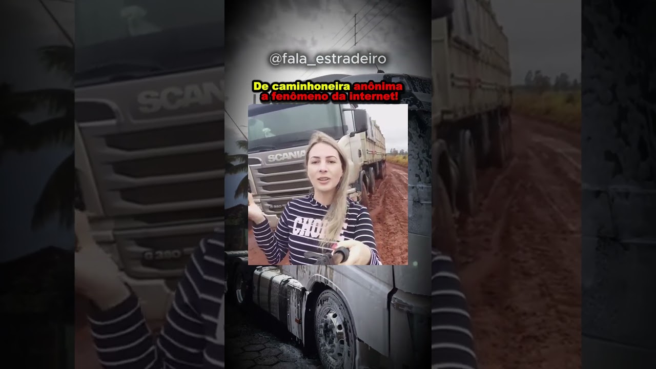 De caminhoneira anônima a fenômeno da internet! A jornada de Aline Ouriques!