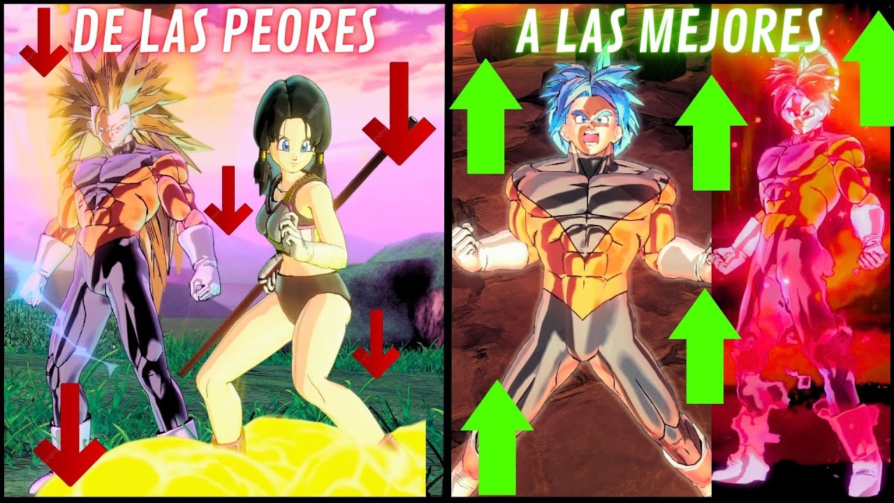 De la PEOR a la MEJOR Transformación Para TU PERSONAJE de Dragon Ball Xenoverse 2