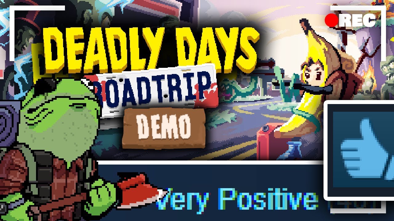 Deadly Days: Roadtrip A Zombie Survival Roguelike (Demo First Impressions)