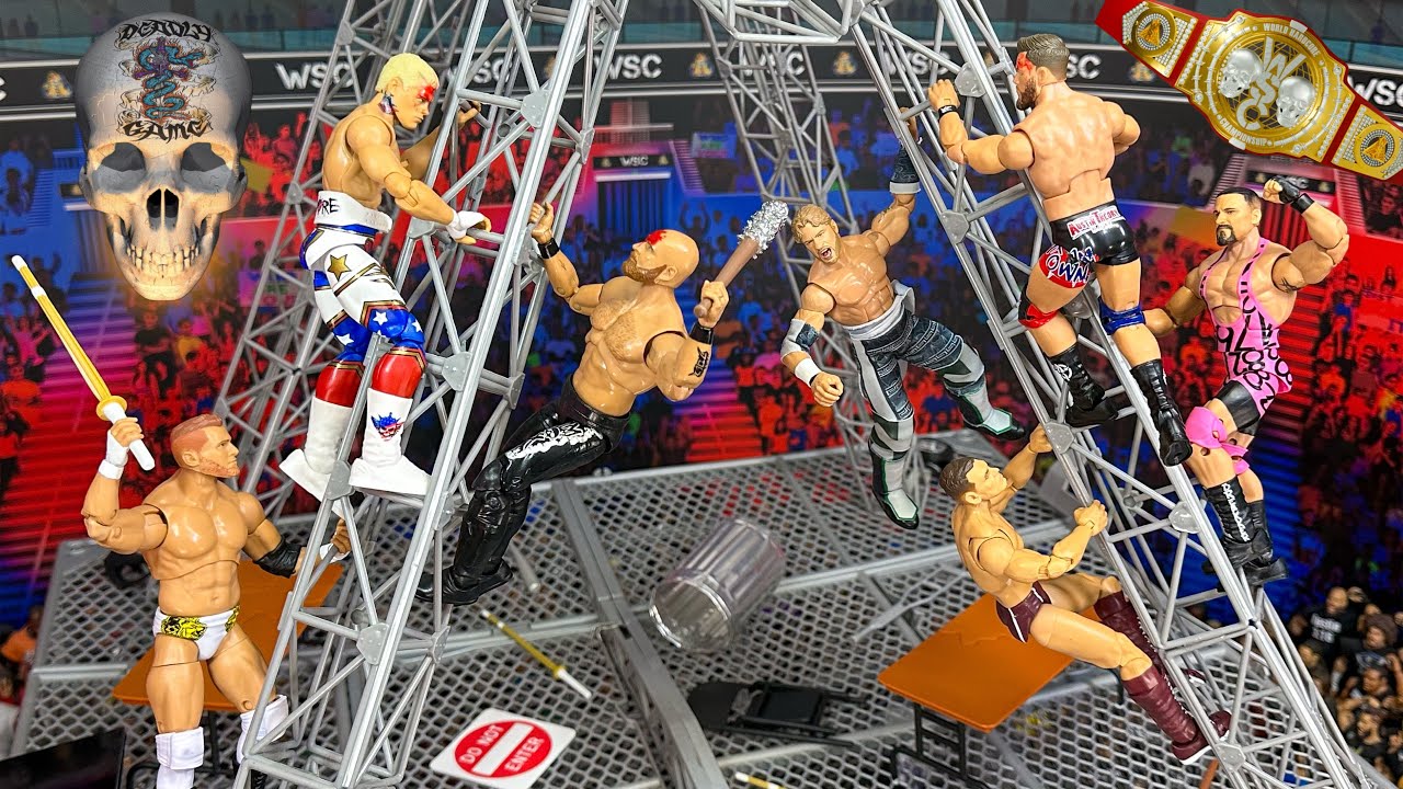 Deadly Games Action Figure Match 2025! Moxley, Rhodes, Gunther, Ospreay & More