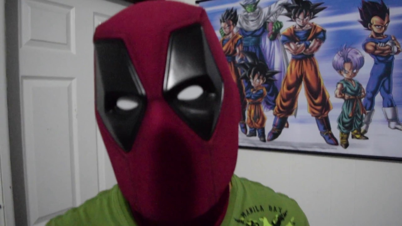 Deadpool Mask Cosplay Unboxing And Testing ( ilustrastudios mask )