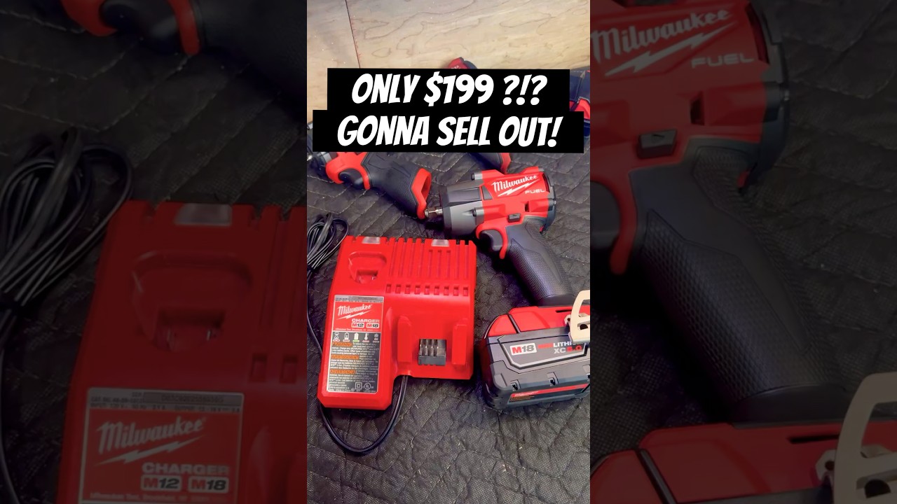 DEAL ALERT: Milwaukee M18 Mid Torque Impact + Battery + Charger