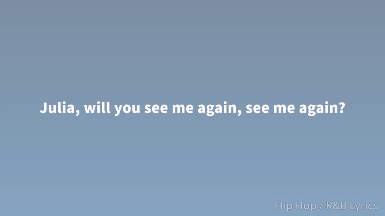dear Julia - Character Poem (Lyrics)