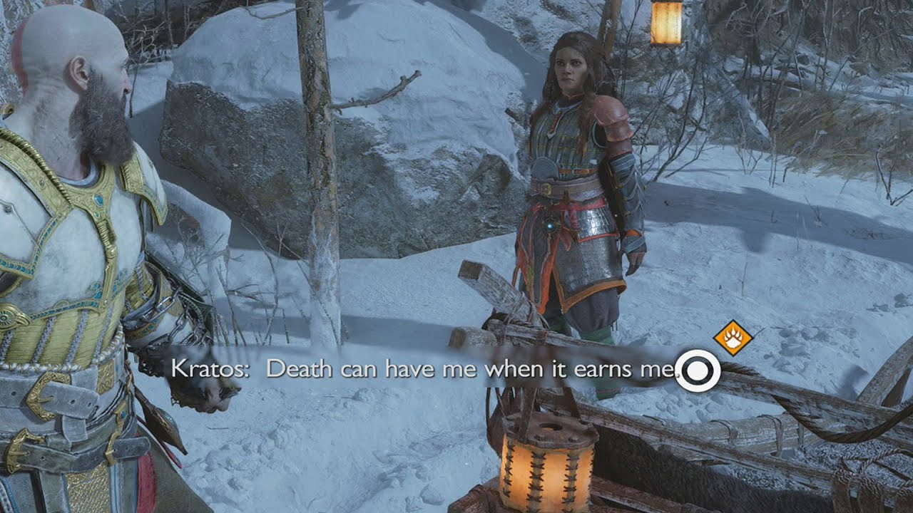 Death Can Have Me When It Earns Me | Kratos Tells To Freya About His Death Prophecy - GOW: Ragnarök