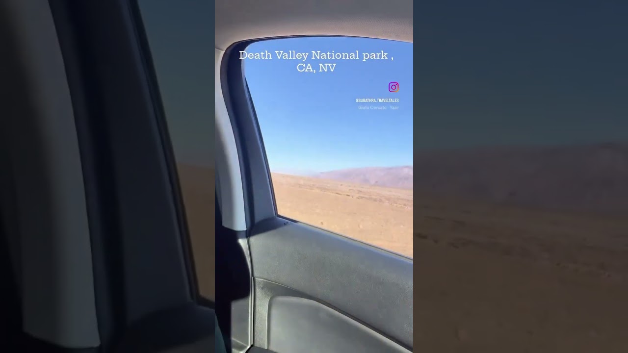 Death Valley National Park | Travel shorts by #subathra