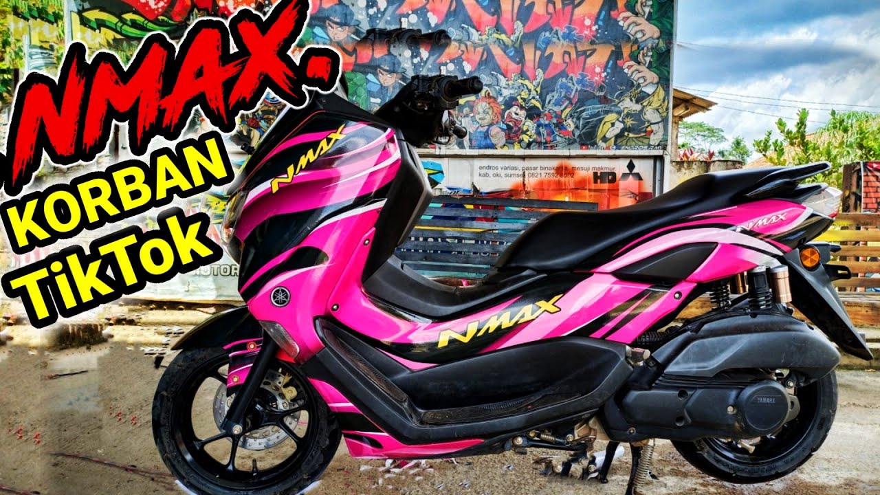 Decal nmax yang viral di TikTok sudah terpasang BIG BOS