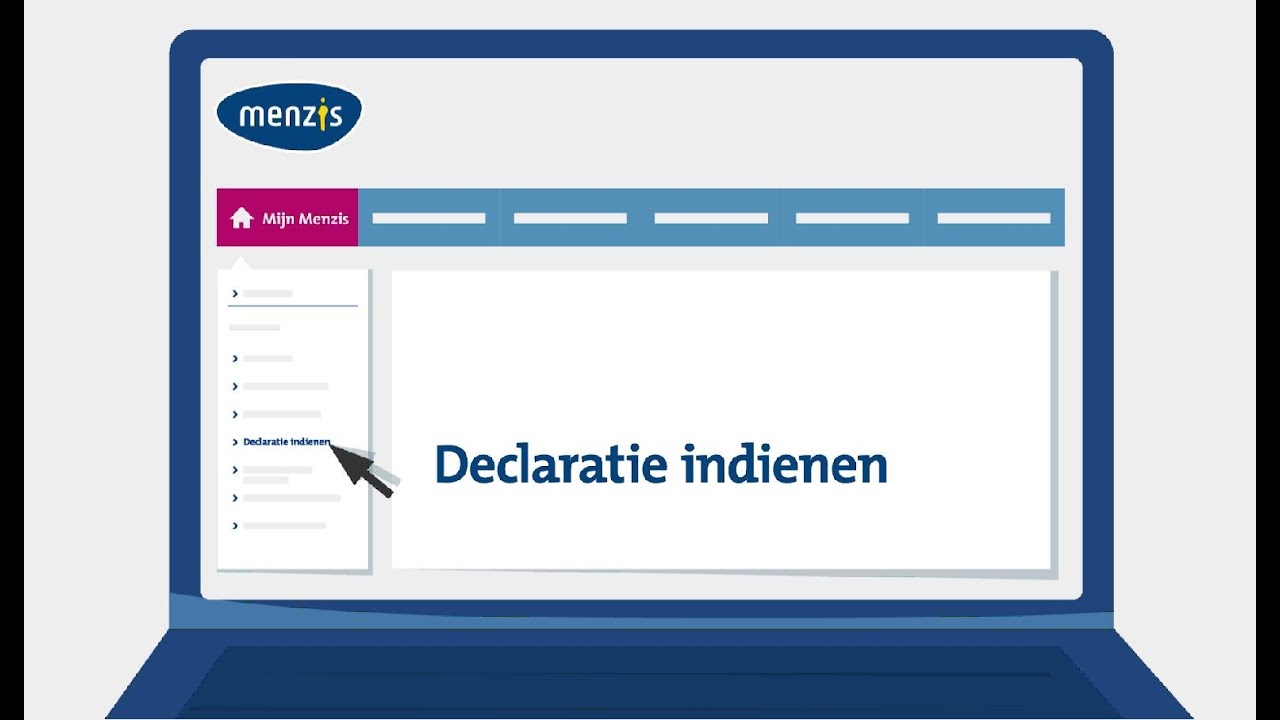 Declareren van zorgkosten via Mijn Menzis