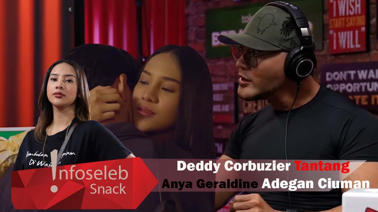 Deddy Corbuzier Tantang Anya Geraldine Adegan Ciuman