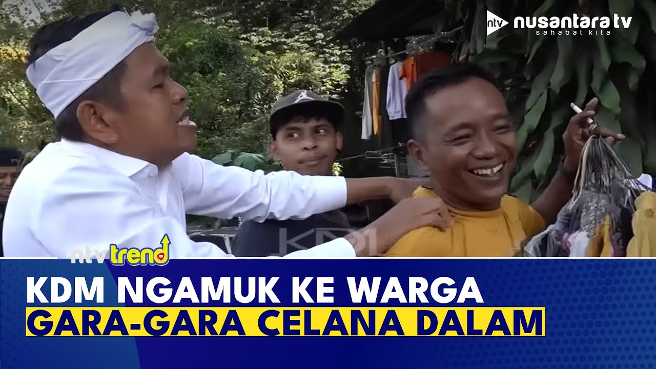 Dedi Mulyadi Ngamuk ke Warga yang Jemur Pakaian Dalam di Pinggir Jalan: Punya Siapa Ini? | NTV TREND