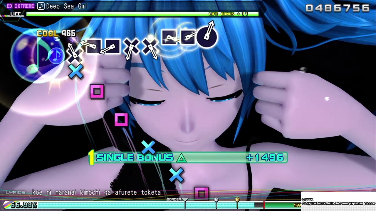 Deep Sea Girl 8 ★ - Extra Extreme Perfect - Hatsune Miku: Project Diva Future Tone