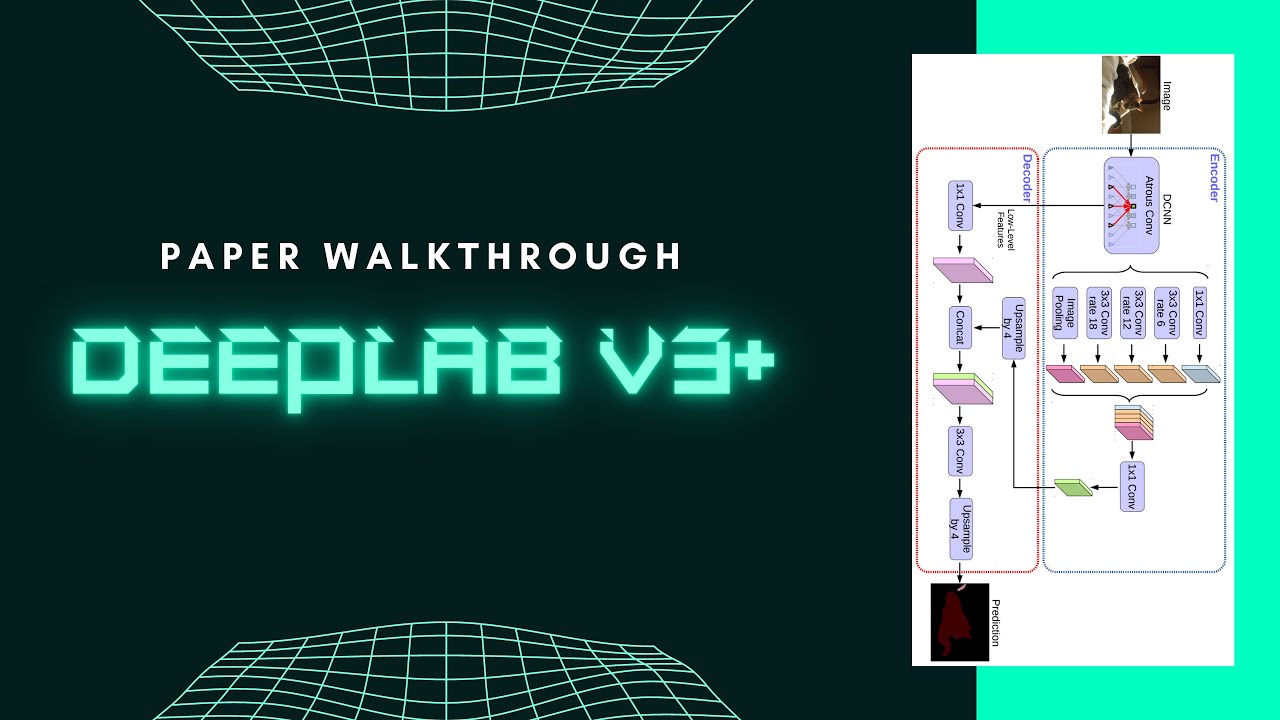 DeepLab v3+ paper walkthrough