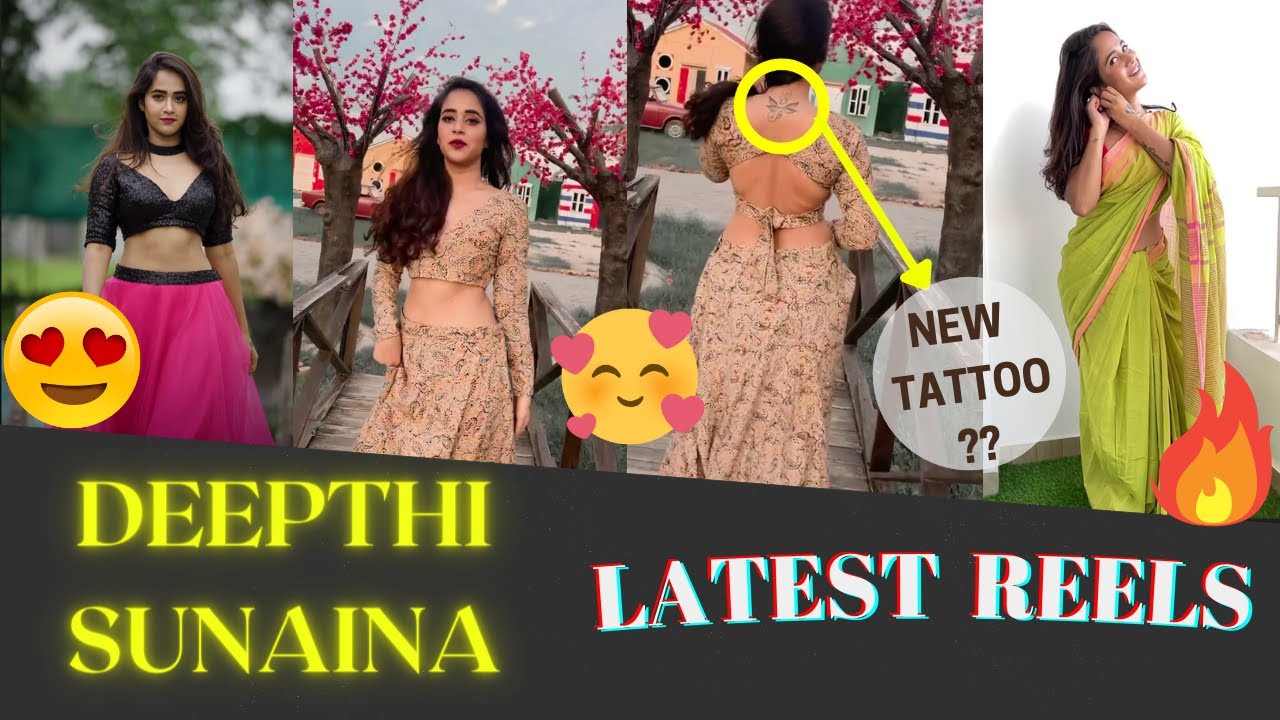 Deepthi Sunaina Latest Intagram Reels | Unseen Reels | Shanmukh jaswanth | #deepthisunaina #reels