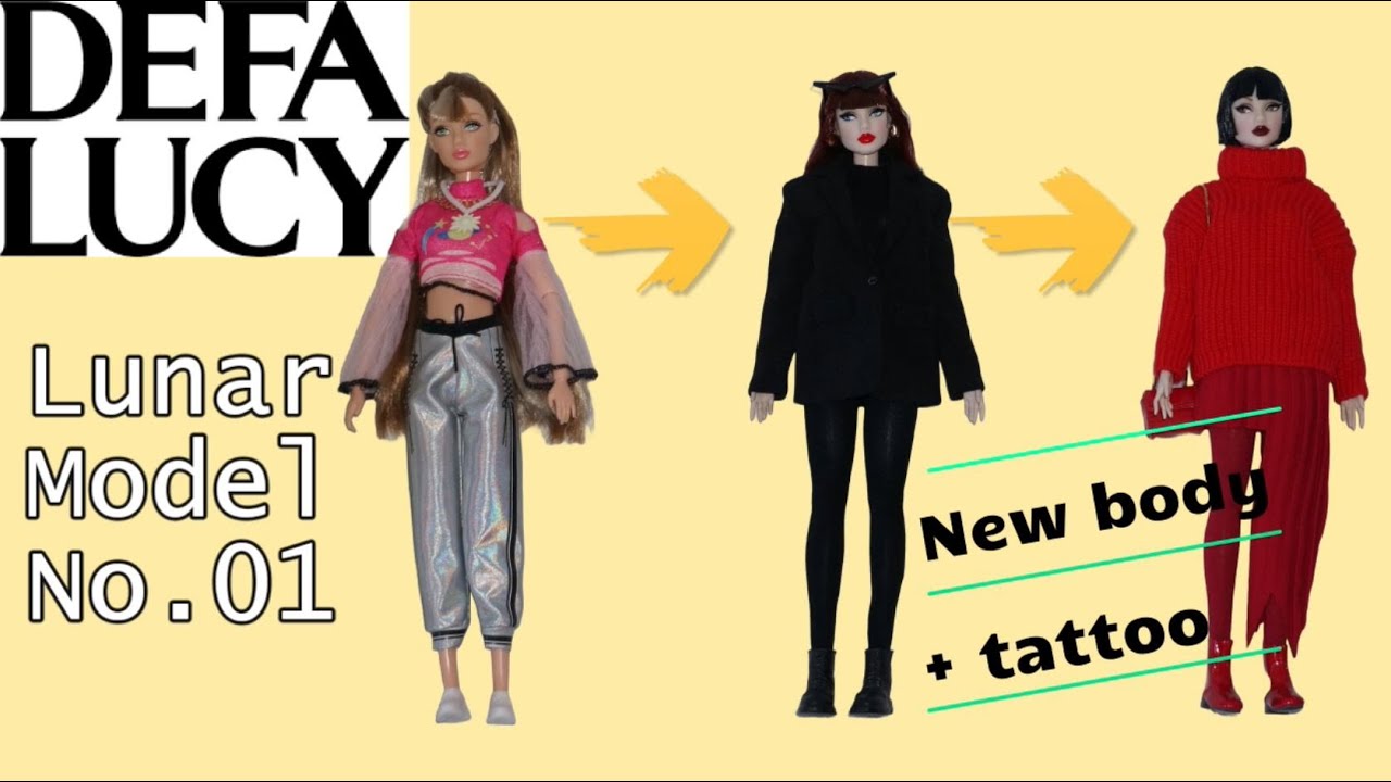 Defa Lucy Lunar 1.0 box opening review and comparison with Icon and play doll 12 inch fashion