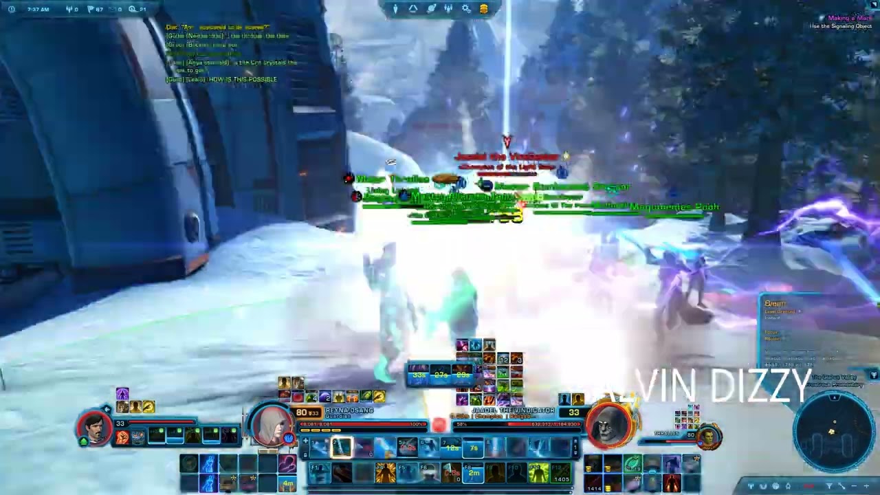 Defeated Jaadel the Vindicator DVL Boss in Alderaan for Ancient Enemies Returned VI Reyna Osang