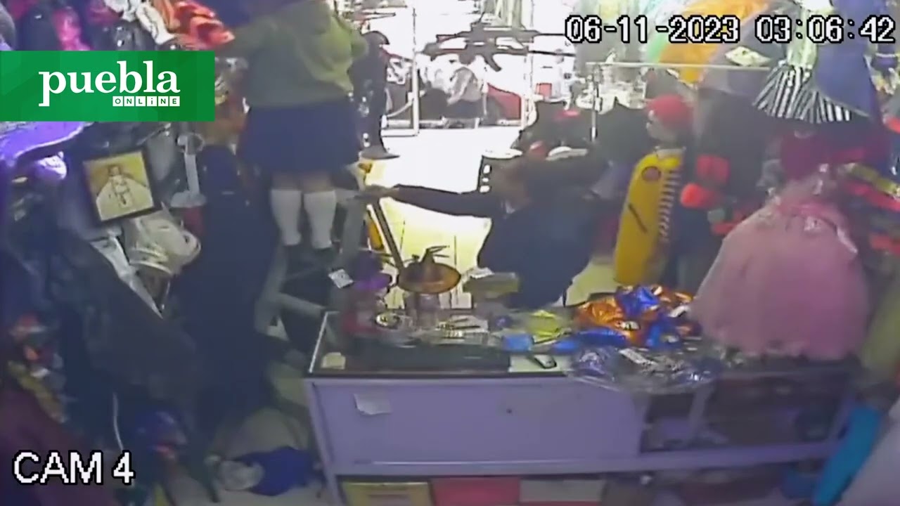 Degenerado tomando fotos bajo la falda de una niña en San Martín Texmelucan, Puebla