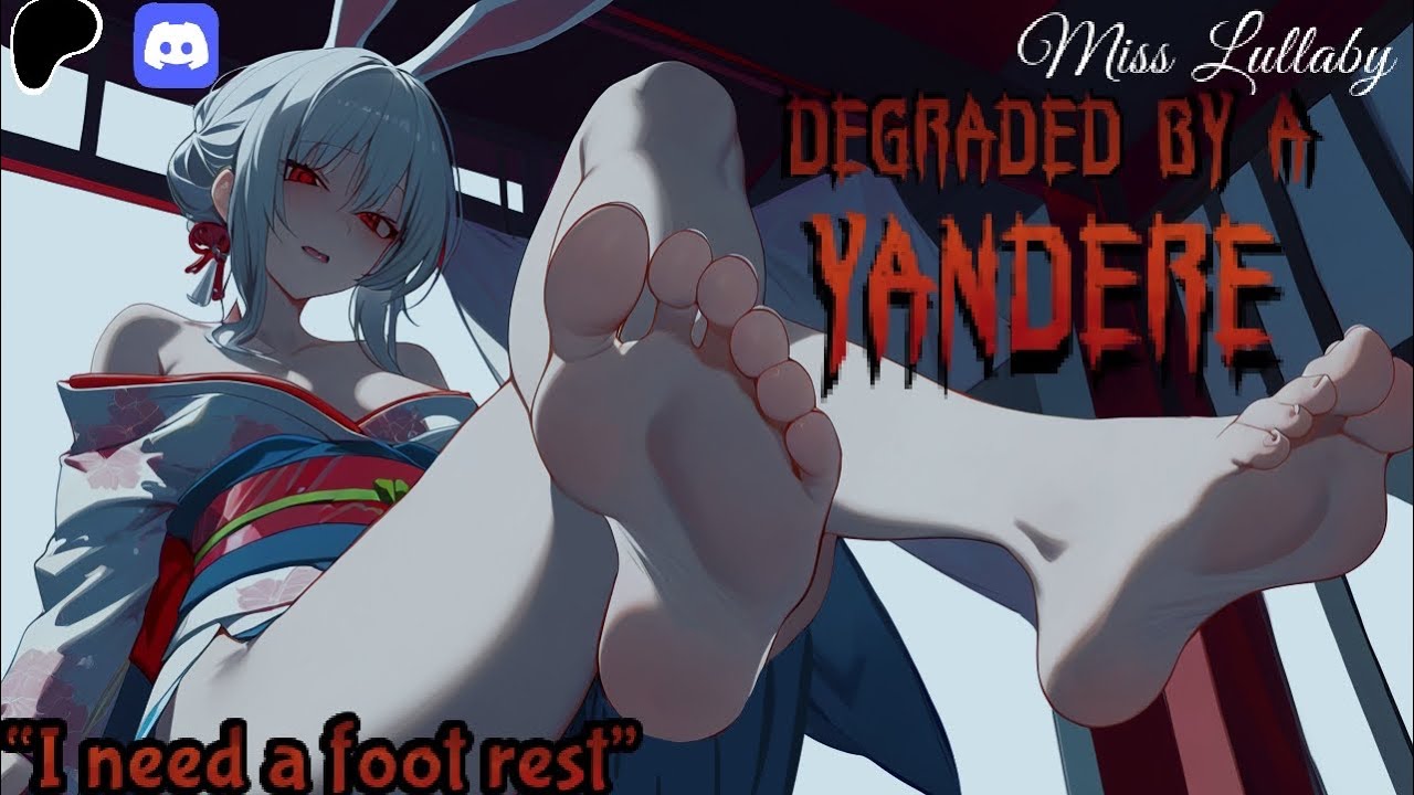 Degraded by a yandere [F4M] [Yandere] [Degradation] [Suggestive] [Foot ASMR] [Human Footstool]