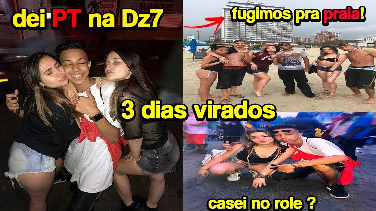 DEI PT NO BAILE DA DZ7 E FUGIMOS PRA PRAIA! DEU POLICIA?