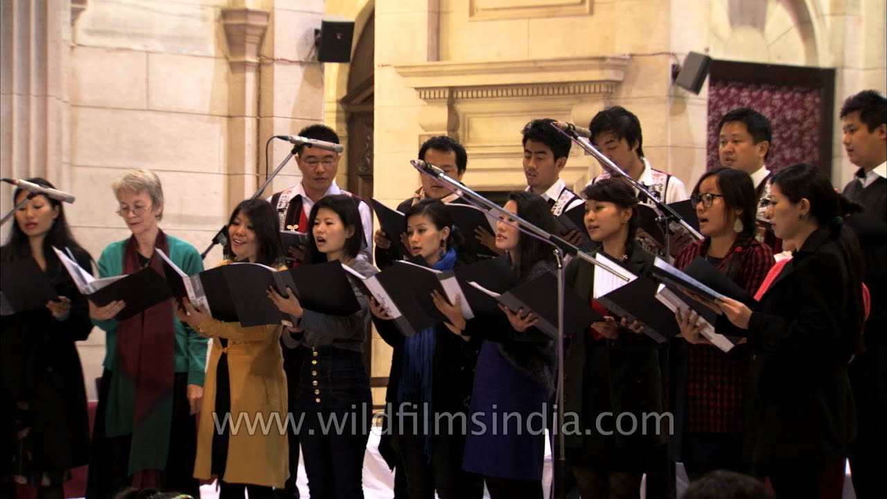 Delhi Ao choir presenting 'Shine on us'