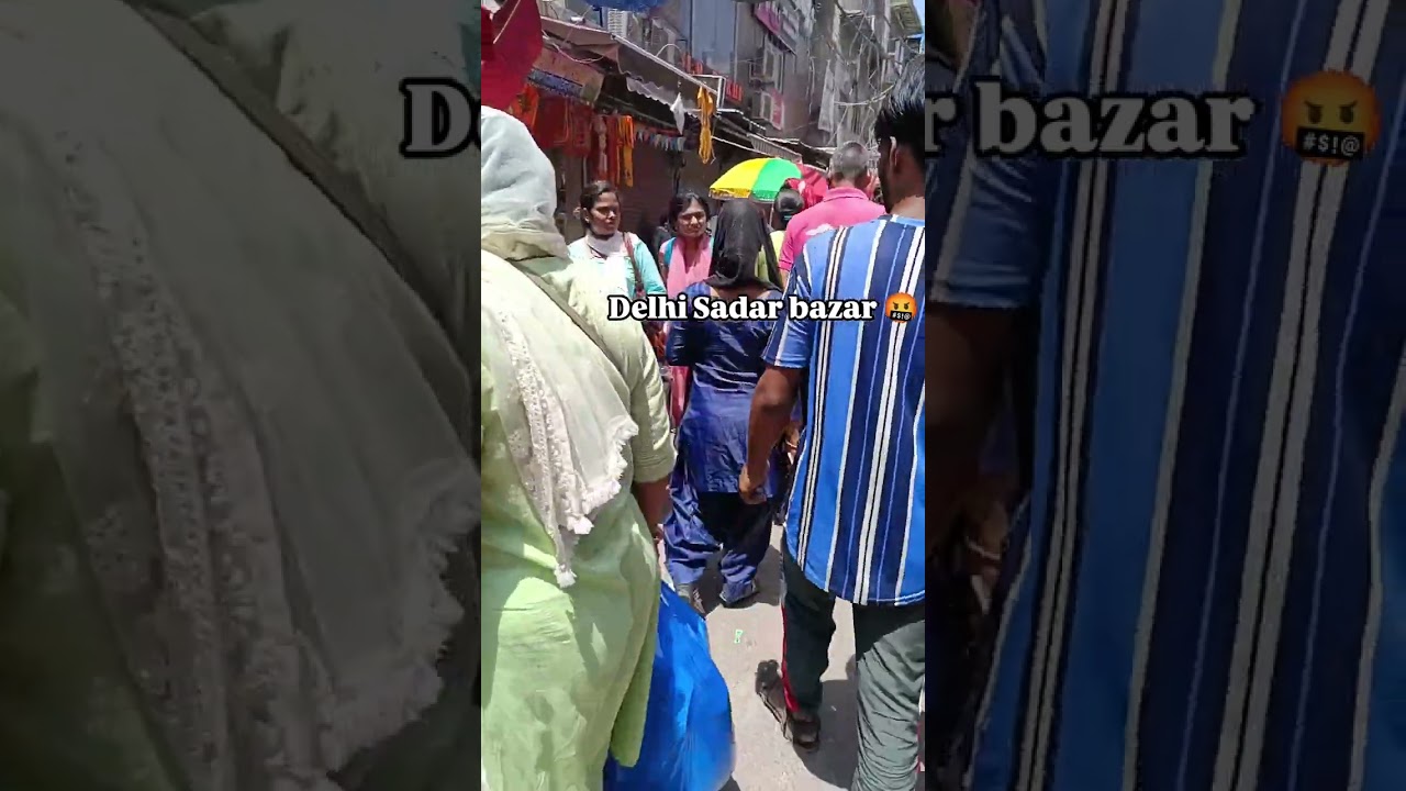 Delhi Sadar Bazar bad touch in public #viralvideo #shorts #youtubeshorts #trending
