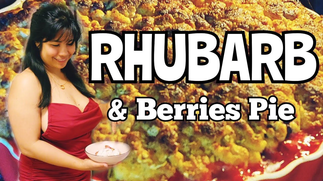 Delicious Rhubarb & Berries Pie Recipe: A Sweet Summer Delight | Ms. Inday in Sweden se