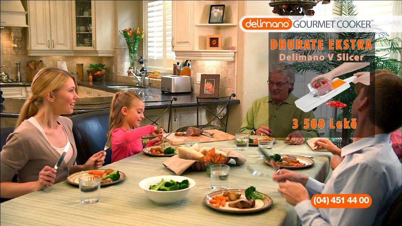 Delimano 8 in 1 Gourmet Cooker + DHURATE prerese ne forme V
