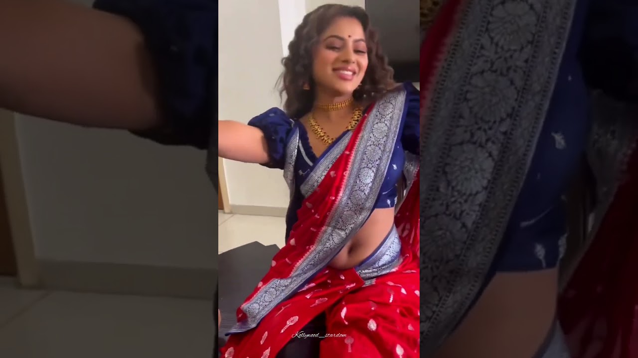 Delna Davis  Anbe vaa serial herohine hot vibe telugu song #trendingshorts #tamilseriallatest