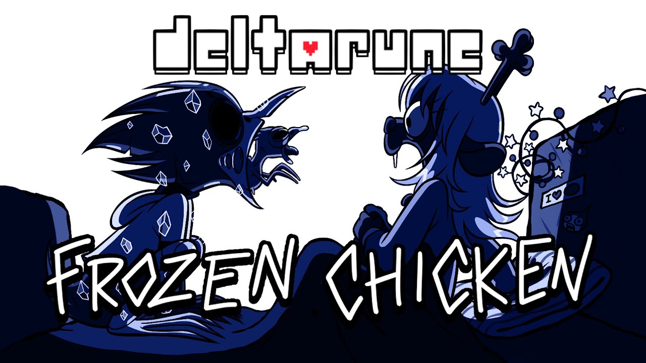 DELTARUNE animated - Frozen Chicken (Snowgrave extended fan ending)