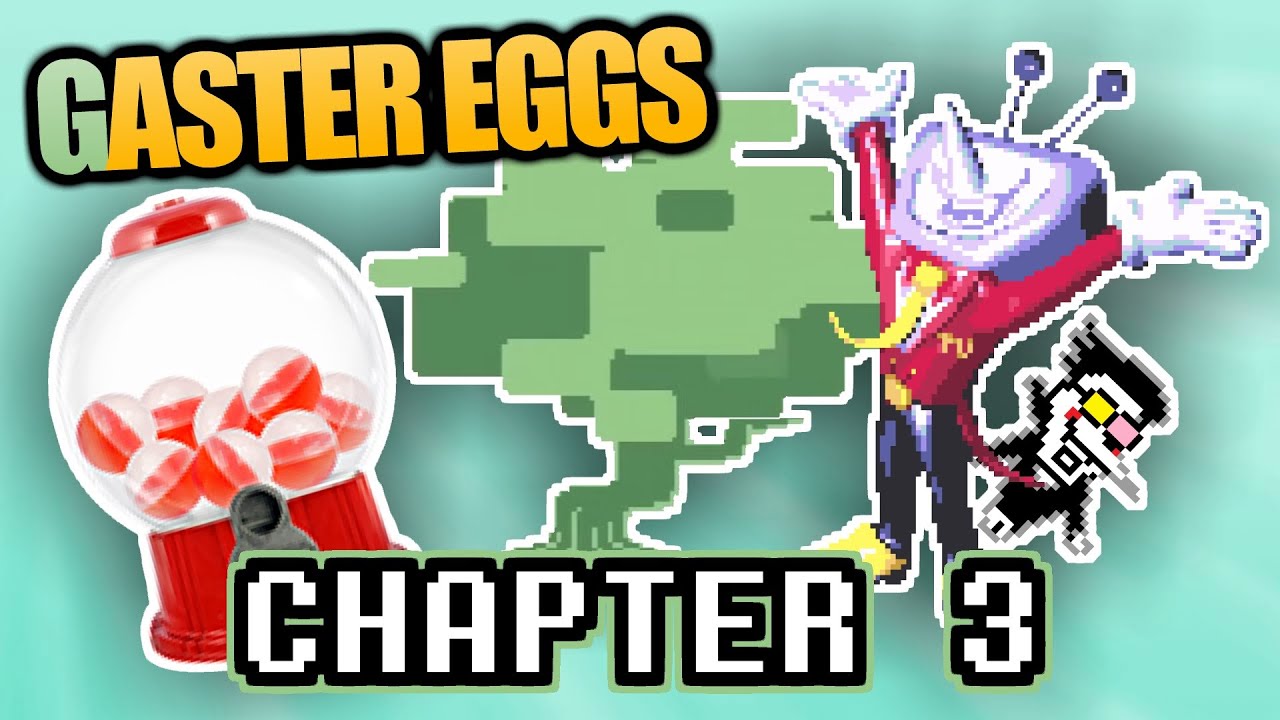Deltarune Chapter 3 - GASTER EGGS (Easter Eggs, Secrets, and References) PART 1