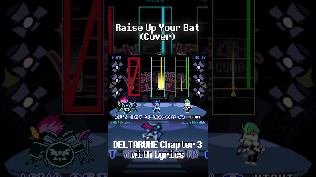 DELTARUNE Chapter 3 - Raise Up Your Bat (Cover - Normal Lyrics)