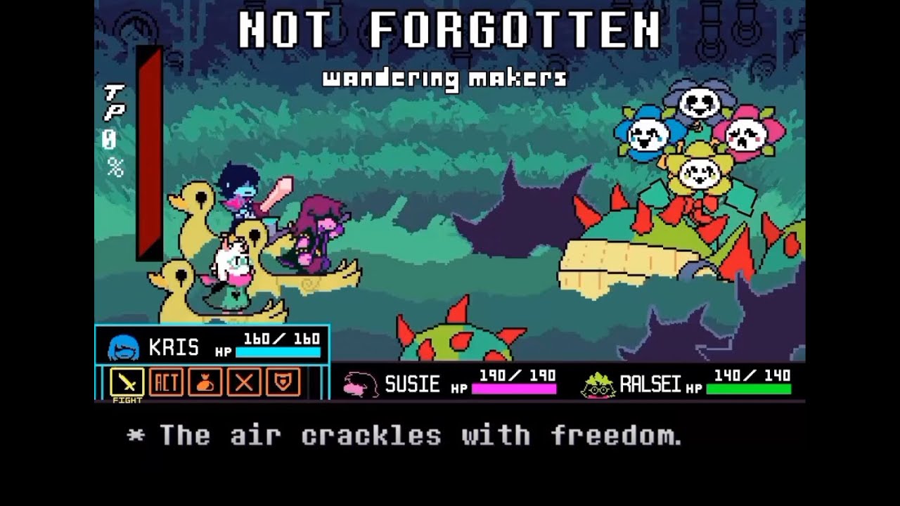 Deltarune Chapter 3 Secret Boss - Immortal Hydrangea