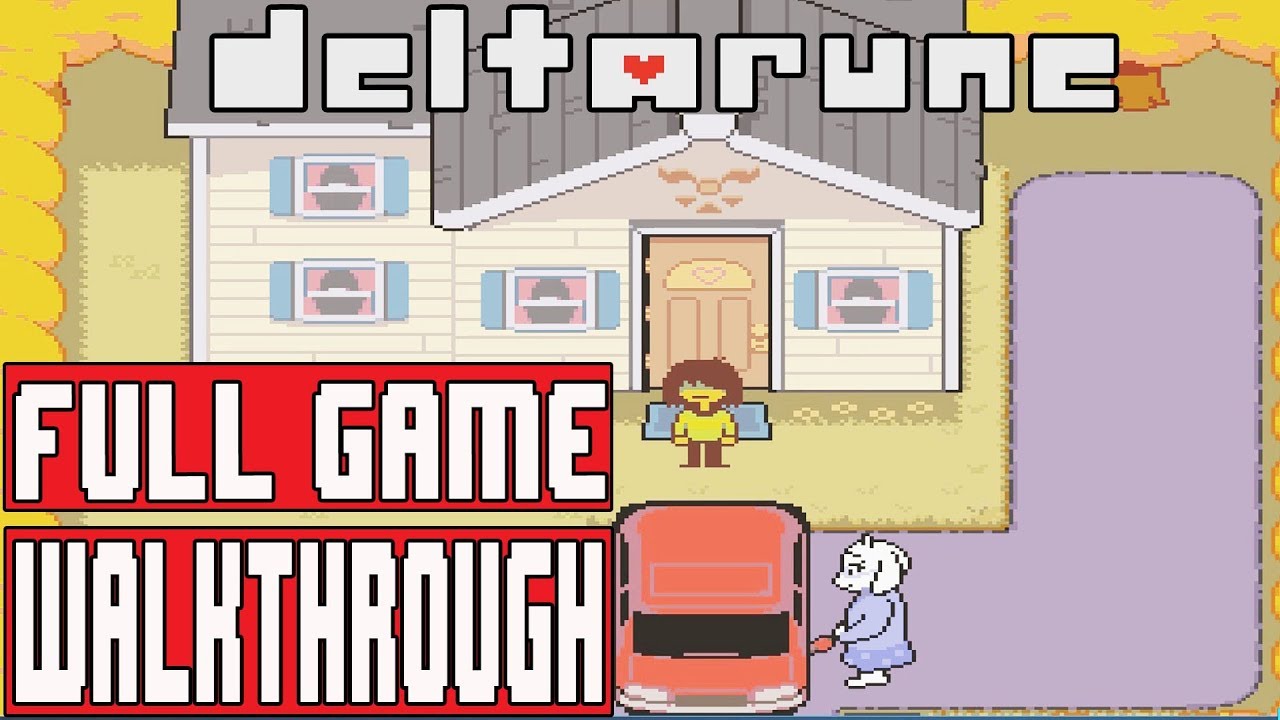 DELTARUNE Full Game Walkthrough -  No Commentary (#Deltarune Chapter 1 /Undertale 2) 2018