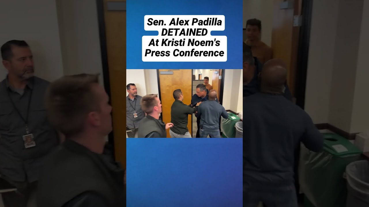 Dem Senator DETAINED At Kristi Noem Press Conference
