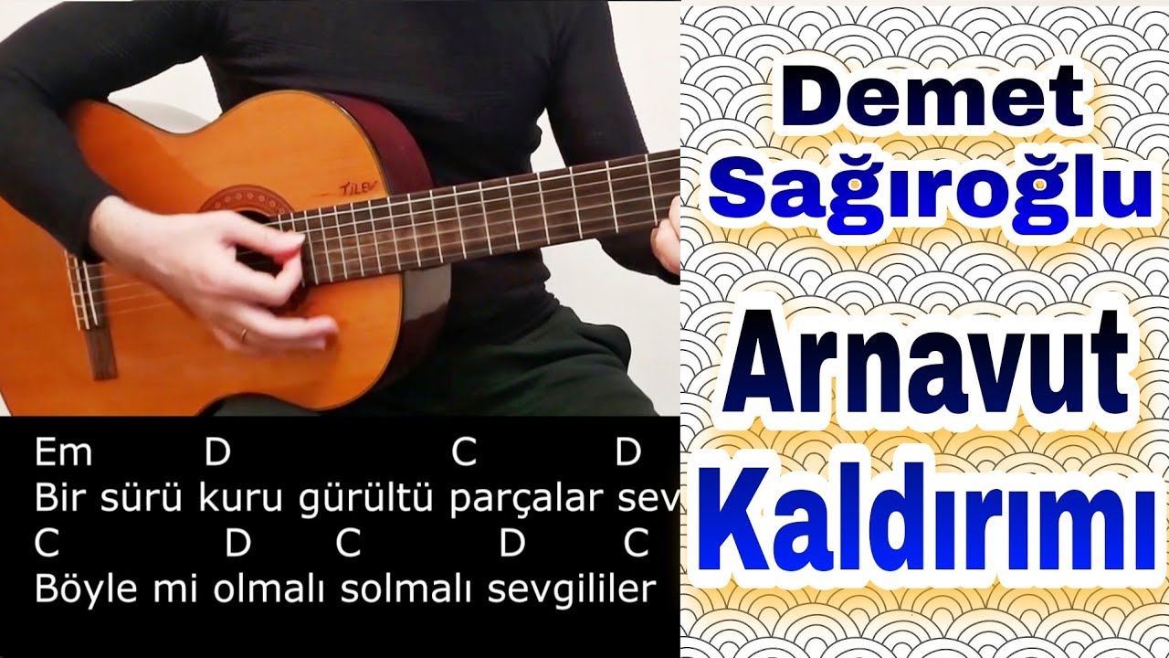 Demet Sağıroğlu - ARNAVUT KALDIRIMI Nasıl Çalarım? GİTAR DERSİ (Kolay Gitar Dersi)