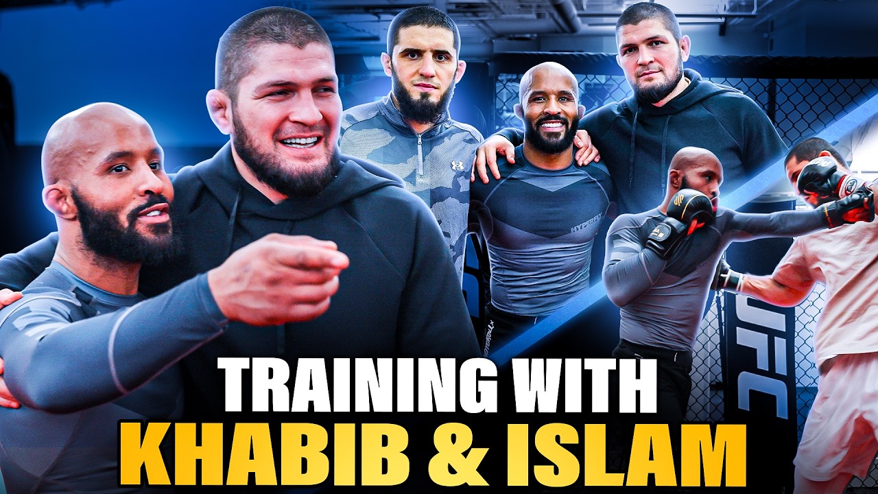 Demetrious Johnson Trains w/ KHABIB & ISLAM MAKHACHEV! | EXCLUSIVE FOOTAGE!