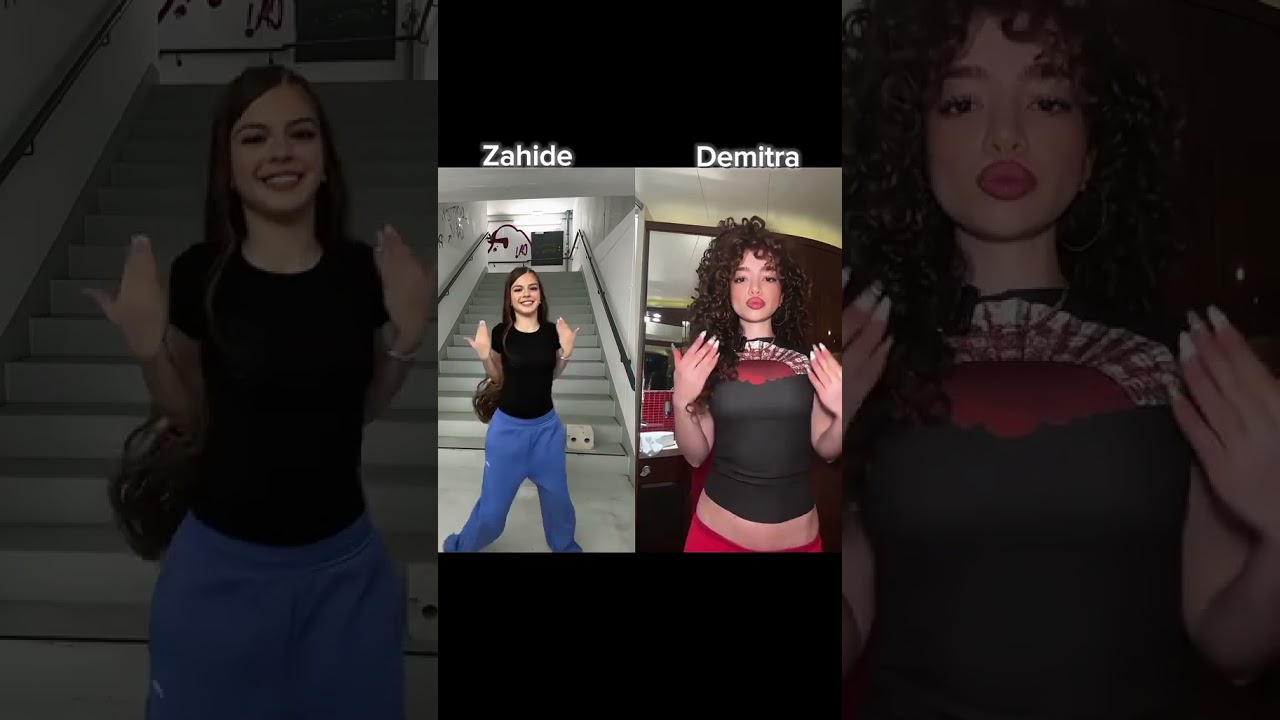 demitra vs zahide 🔥 #2025  #mashup #dance #trending #shorts