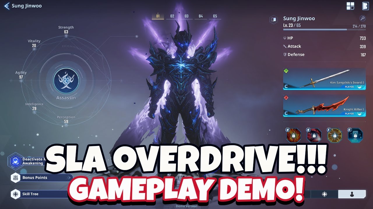 DEMO FOR SOLO LEVELING ARISE: OVERDRIVE IS HERE! LET'S GO!! INSANE! [Solo Leveling Arise: Overdrive]
