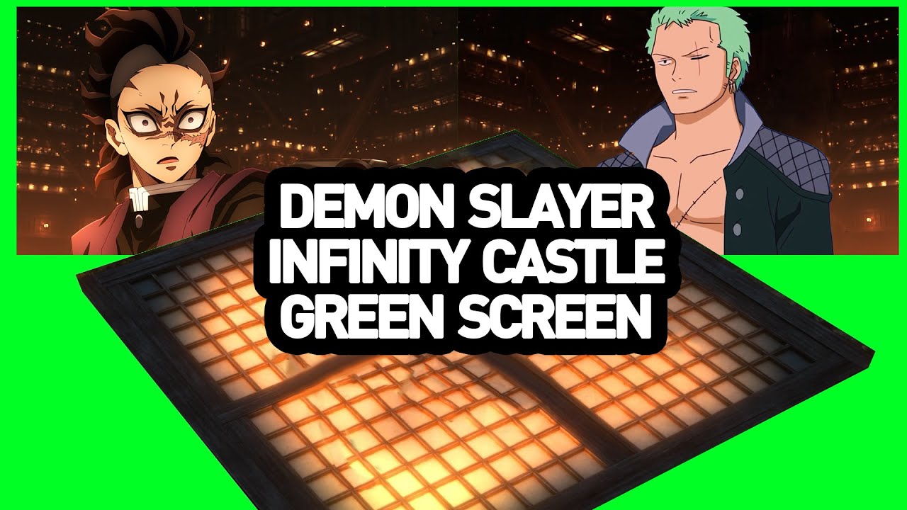 Demon Slayer Infinite Castle , Green Screen || Add Character Fall into Infinite Castle [ Part 1]
