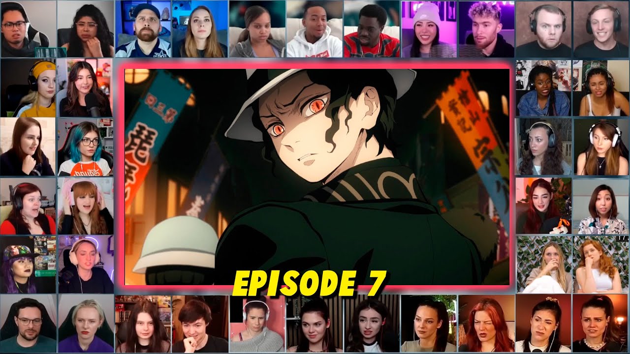 Demon Slayer Kimetsu no Yaiba Season 1 Episode 7 Reaction Mashup