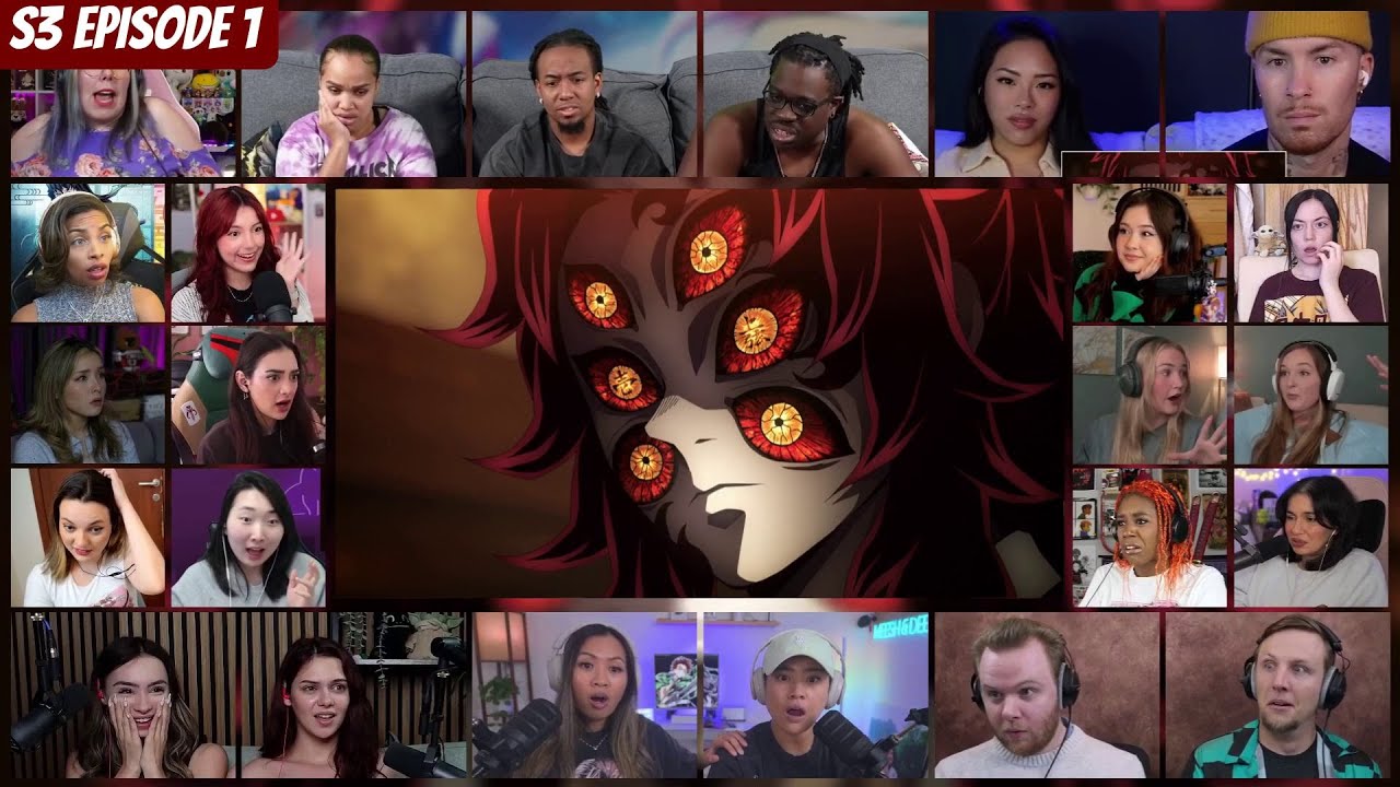 Demon Slayer Season 3 Episode 1 Reaction Mashup | Kimetsu no Yaiba 鬼滅の刃